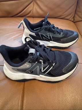 New Balance Kids Black and White Sneakers